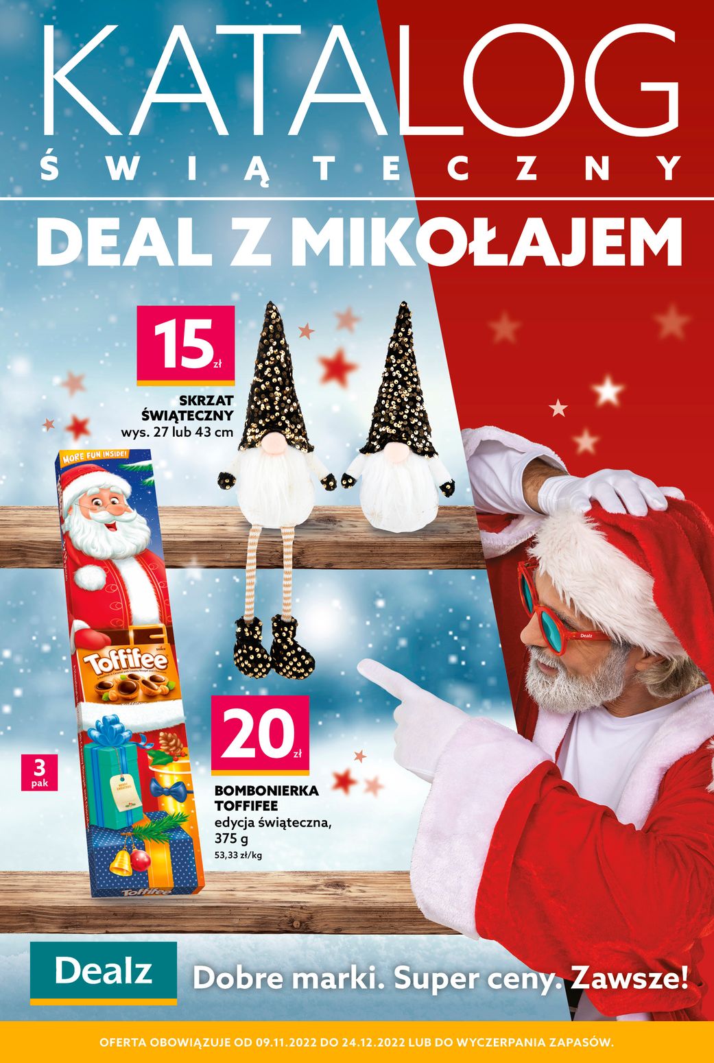 gazetka promocyjna Dealz – Katalog Świąteczny – Deal z Mikołajem! - Strona 1