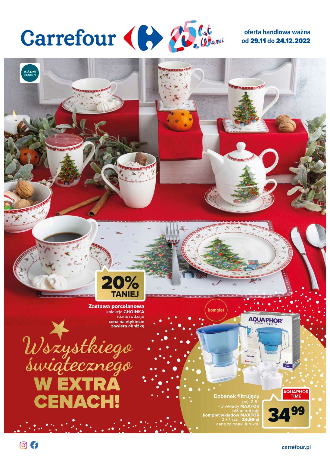 gazetka promocyjna Carrefour – Wszystkiego świątecznego w extra cenach! - Strona 1