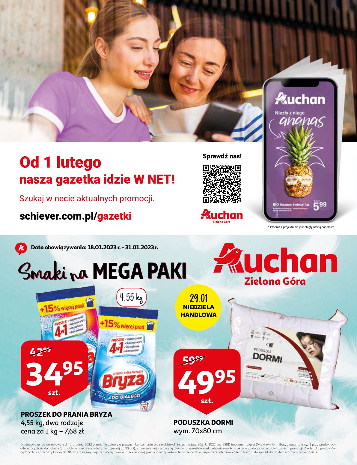 gazetka promocyjna Auchan – Zielona Góra - Strona 1
