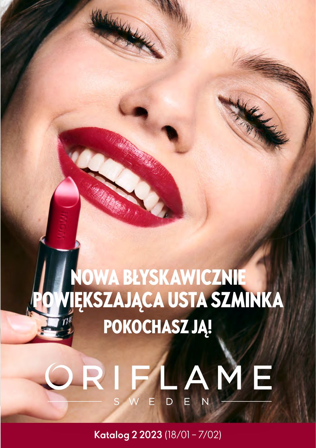 gazetka promocyjna ORIFLAME – Nowa powiększająca usta szminka - Strona 1