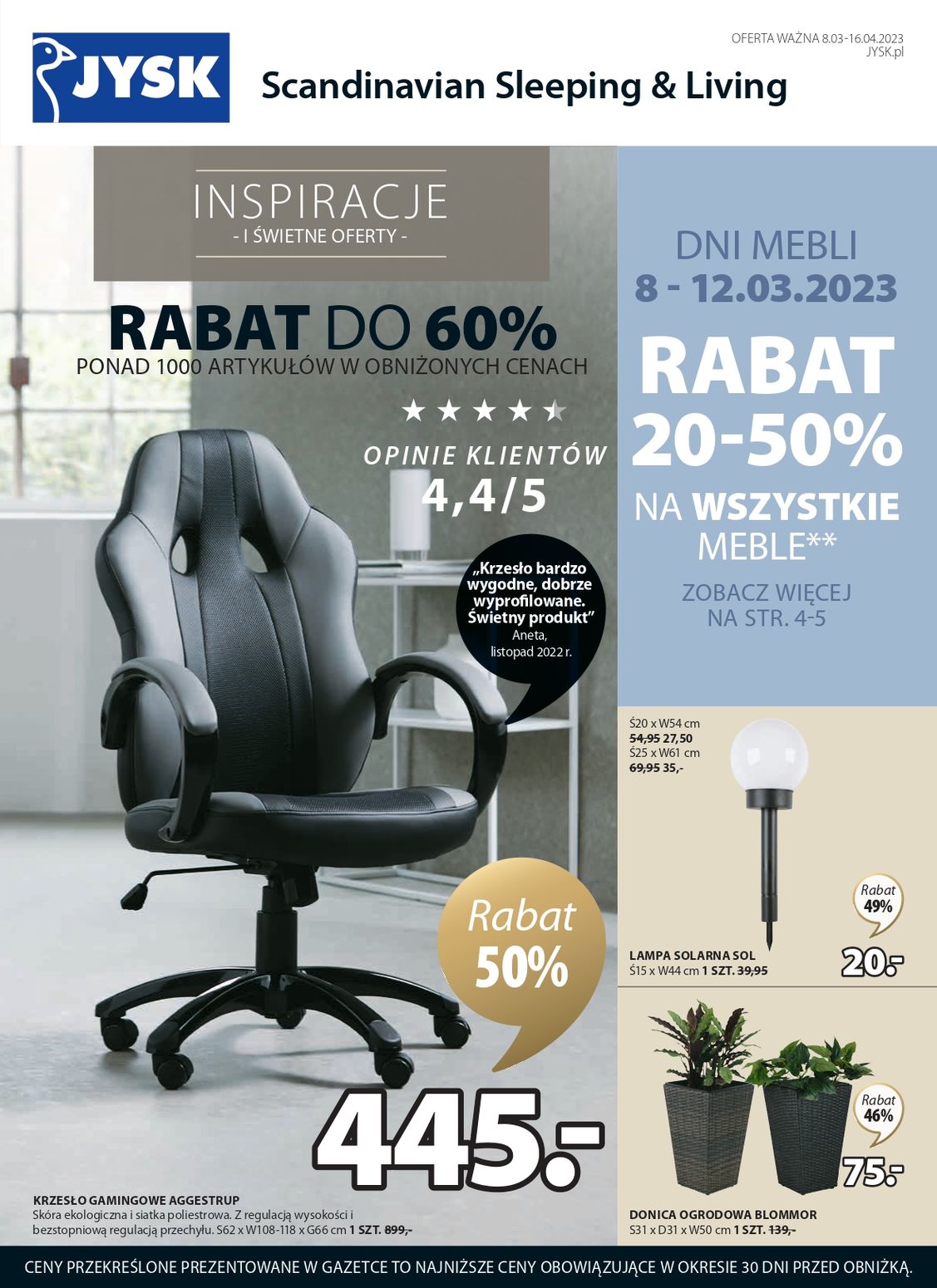 gazetka promocyjna JYSK – Inspiracje i świetne oferty - Strona {{page}}
