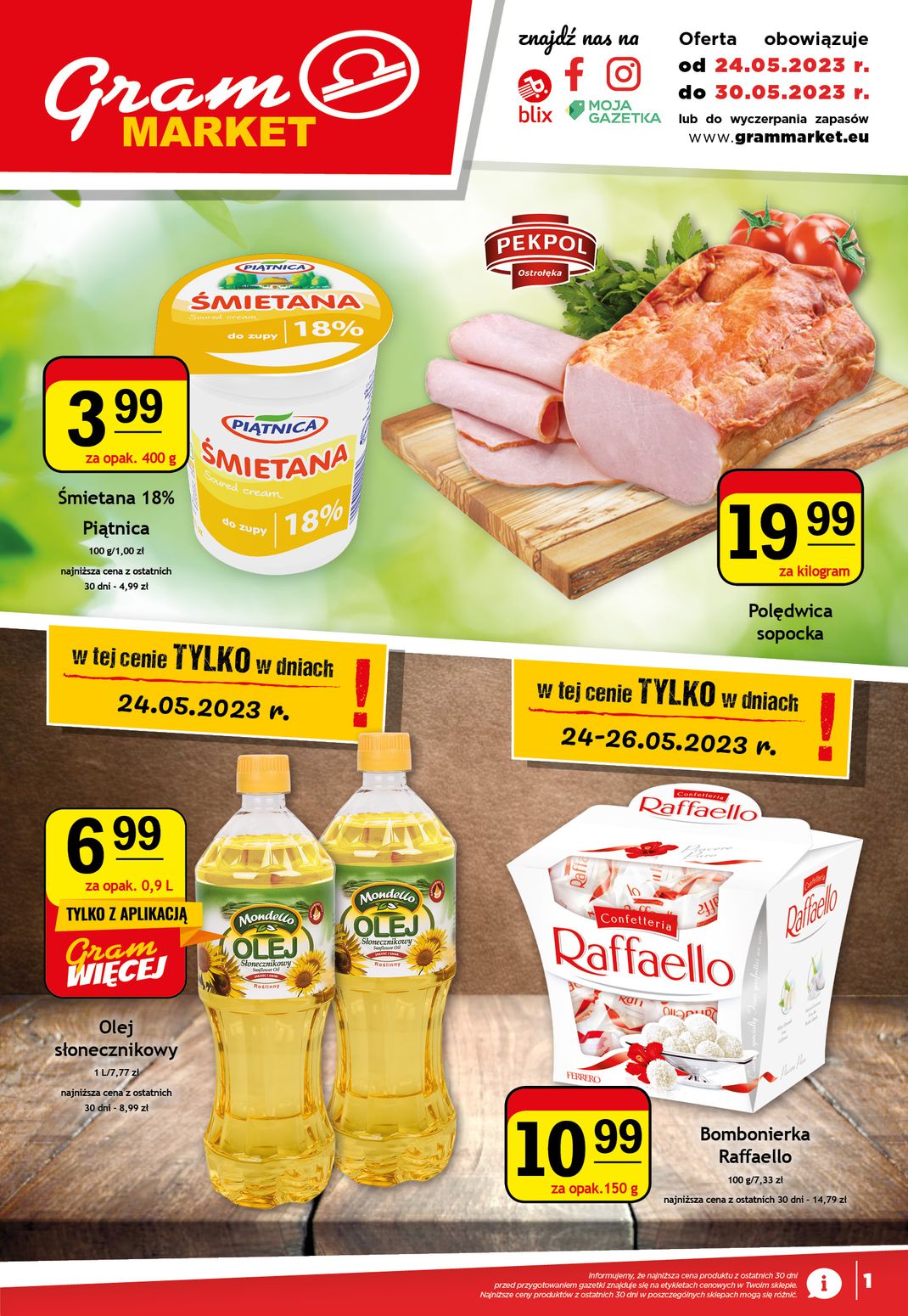 акційний каталог Gram Market – Wielgie - Сторінка {{page}}