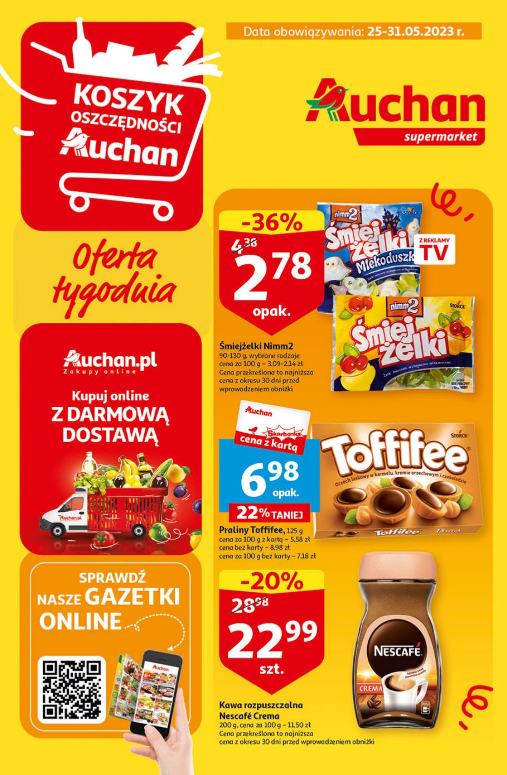 акційний каталог Auchan Supermarket – Oferta tygodnia - Сторінка 1