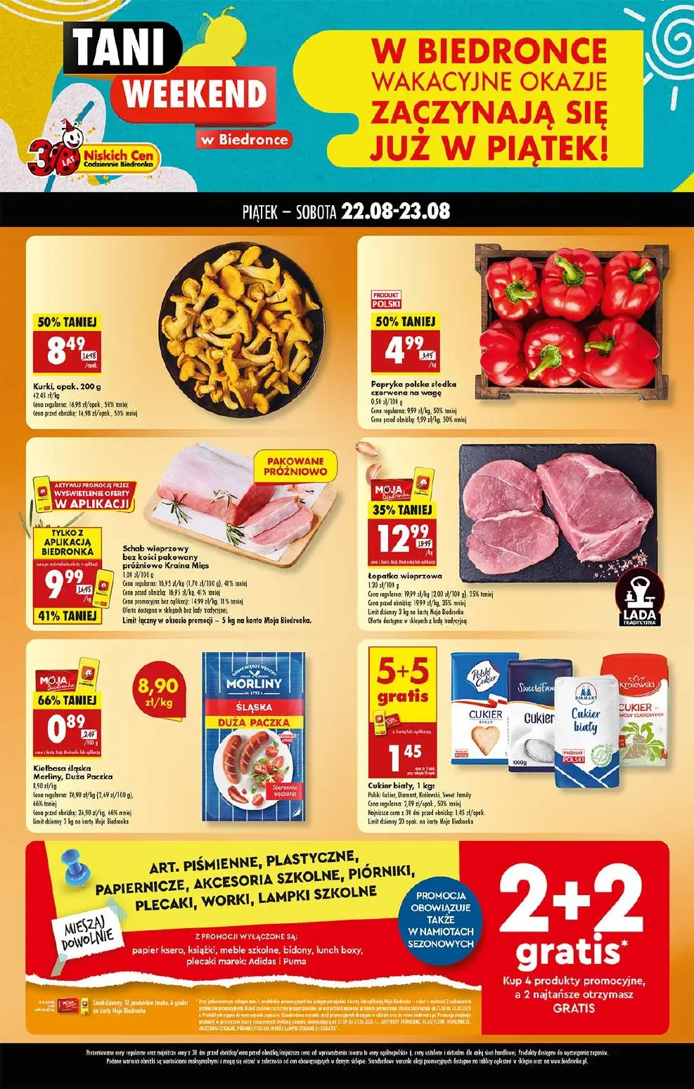 gazetka promocyjna Biedronka Tani weekend w Biedronce - Strona 1