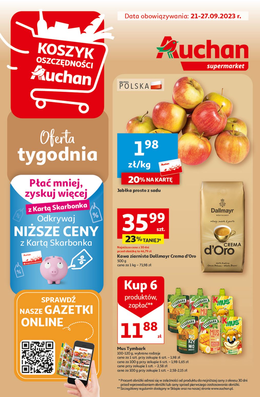 акційний каталог Auchan Supermarket – Oferta tygodnia - Сторінка {{page}}