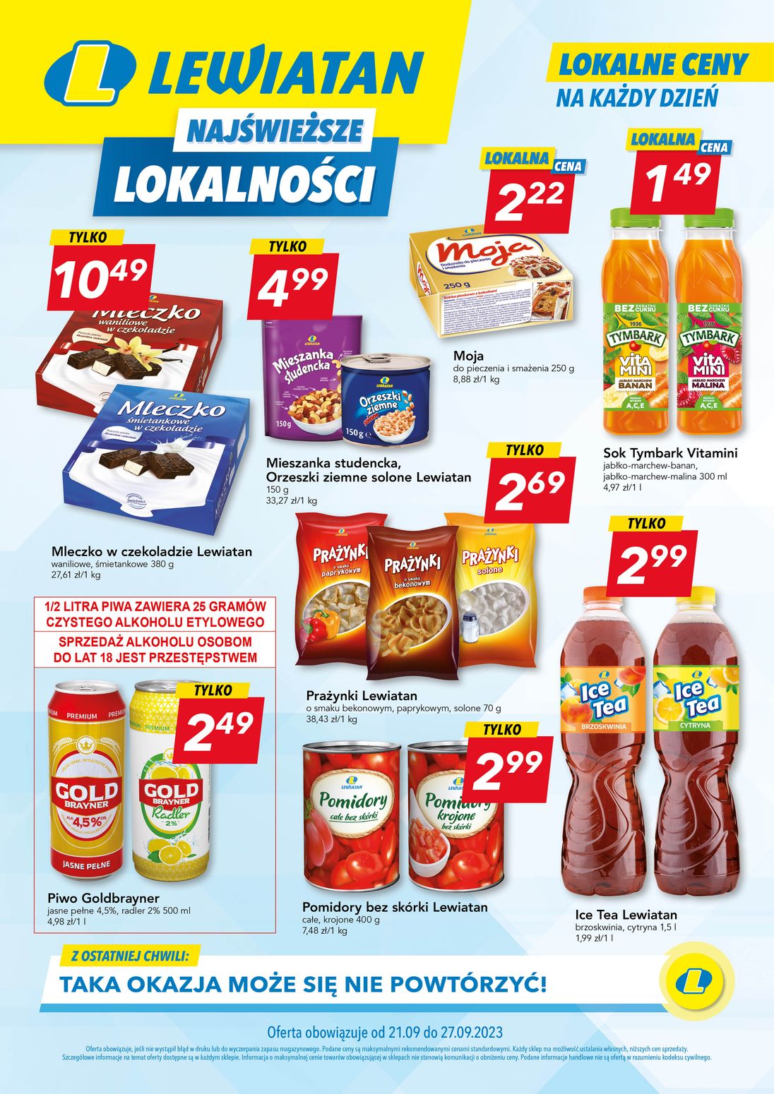акційний каталог LEWIATAN – Najświeższe oferty w lokalnych cenach - Сторінка {{page}}