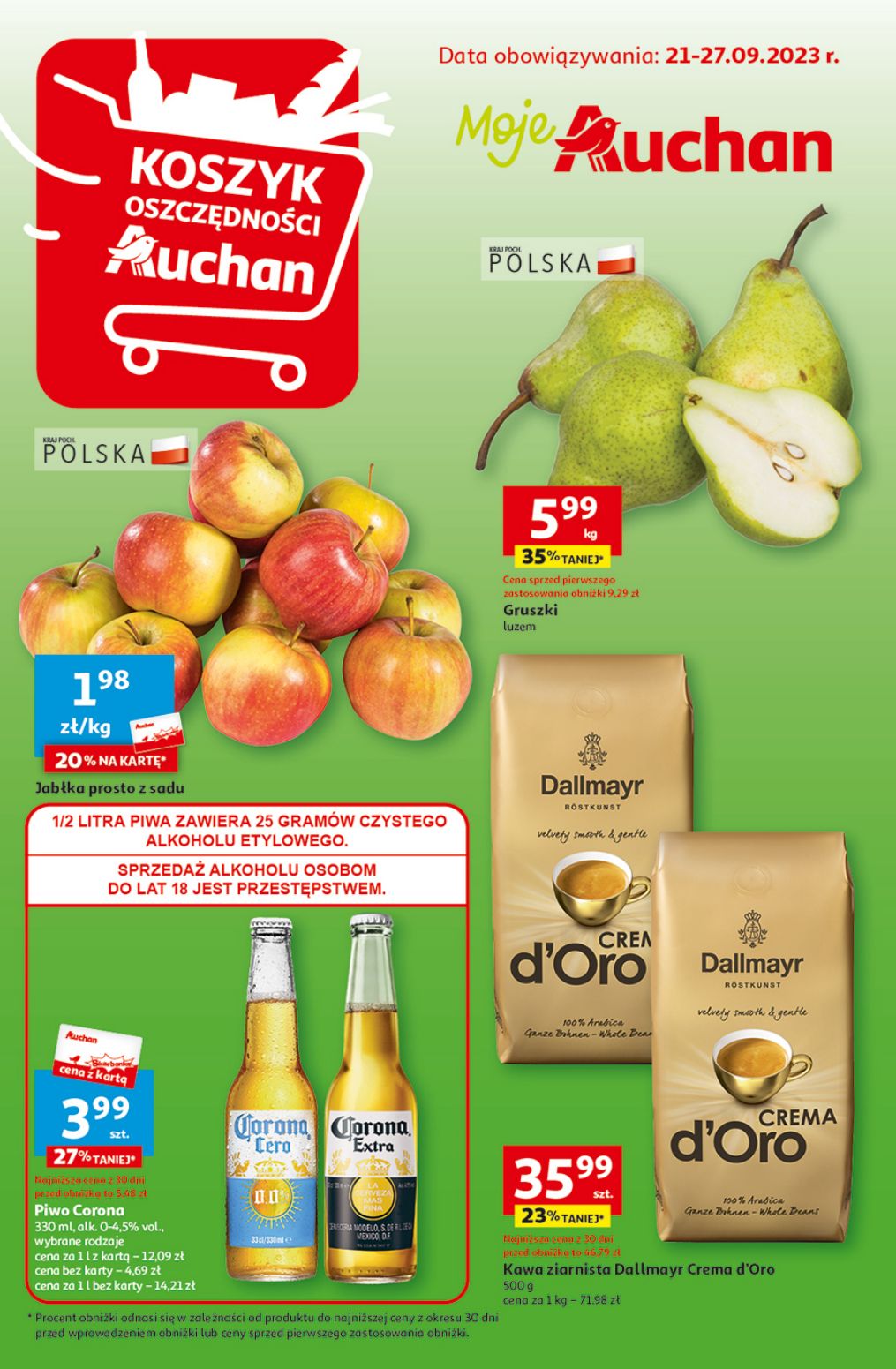 gazetka promocyjna Moje Auchan – Koszyk Oszczędności - Strona 1