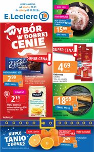 Gazetka promocyjna E.Leclerc, ważna od 21.11.2023 do 02.12.2023.