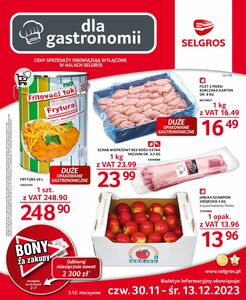 Gazetka promocyjna SELGROS, ważna od 30.11.2023 do 13.12.2023.