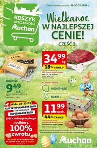 Gazetka promocyjna Auchan, ważna od 21.03.2024 do 30.03.2024.