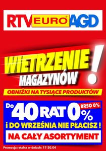 Gazetka promocyjna RTV EURO AGD, ważna od 23.04.2024 do 30.04.2024.