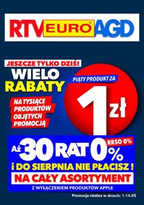 Gazetka promocyjna RTV EURO AGD, ważna od 06.05.2024 do 06.05.2024.