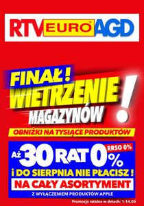 Gazetka promocyjna RTV EURO AGD, ważna od 06.05.2024 do 14.05.2024.