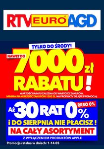Gazetka promocyjna RTV EURO AGD, ważna od 13.05.2024 do 15.05.2024.
