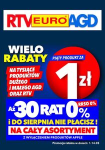 Gazetka promocyjna RTV EURO AGD, ważna od 13.05.2024 do 22.05.2024.