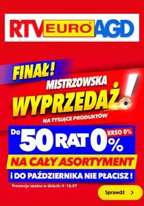 Gazetka promocyjna RTV EURO AGD, ważna od 04.07.2024 do 16.07.2024.