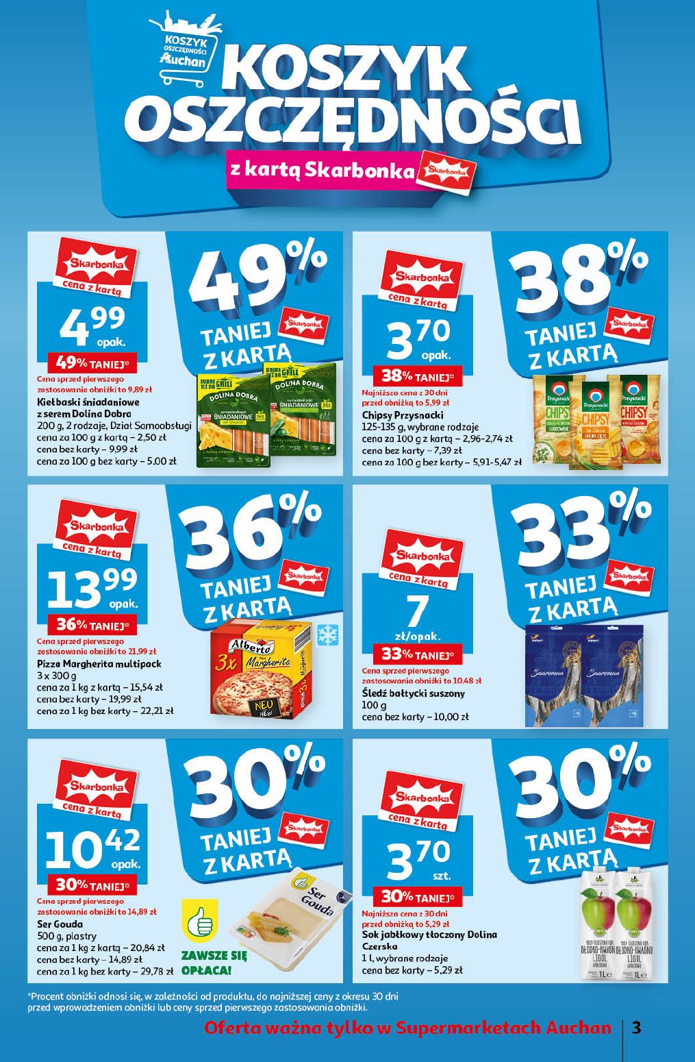 gazetka promocyjna Auchan Supermarket Ceny w Dół - Strona 3