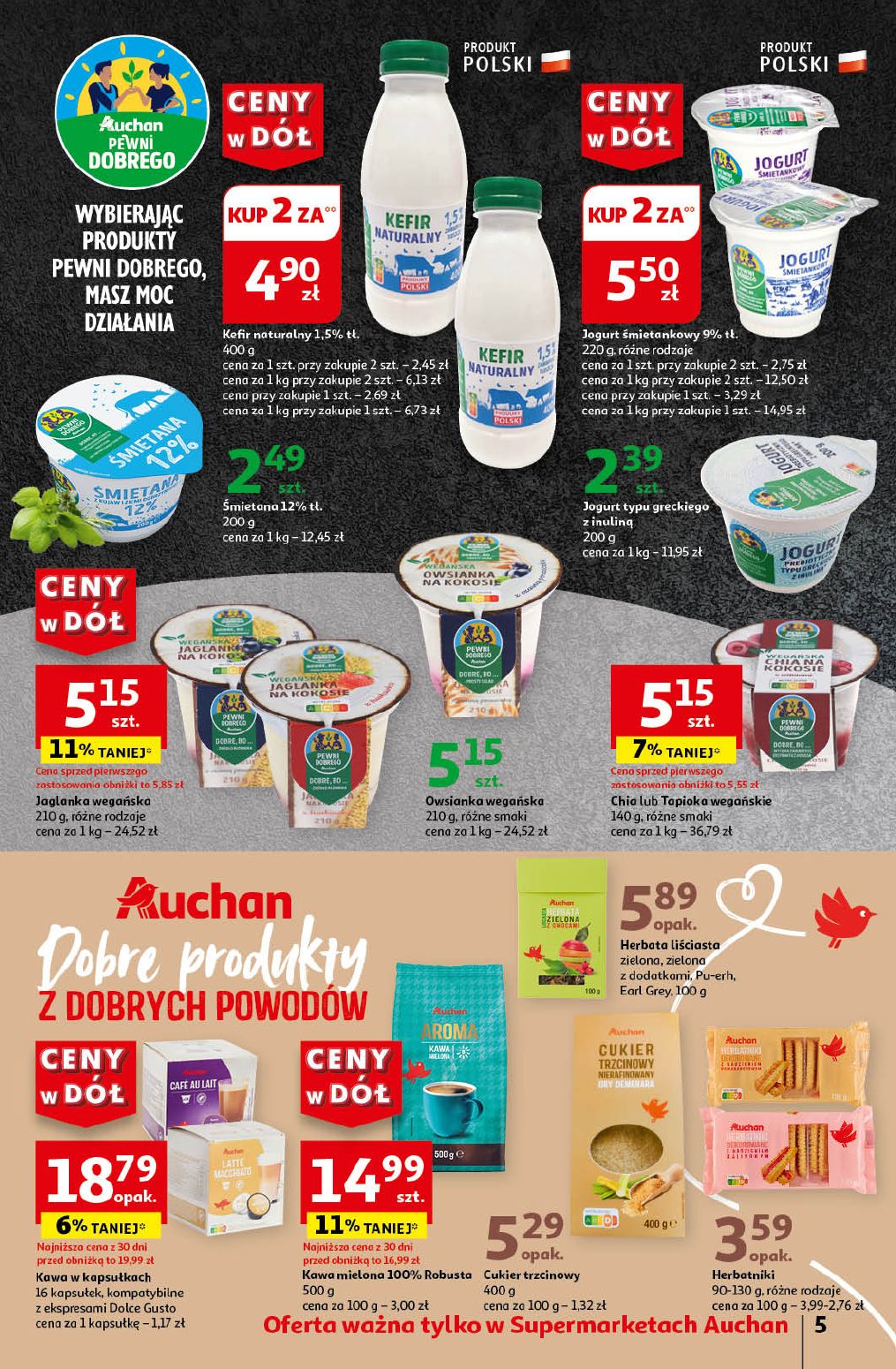 gazetka promocyjna Auchan Supermarket Ceny w Dół - Strona 7
