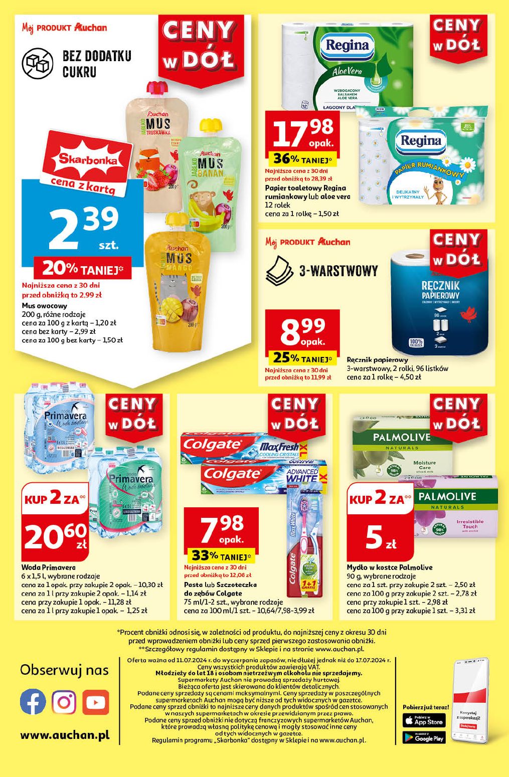 gazetka promocyjna Auchan Supermarket Ceny w Dół - Strona 14