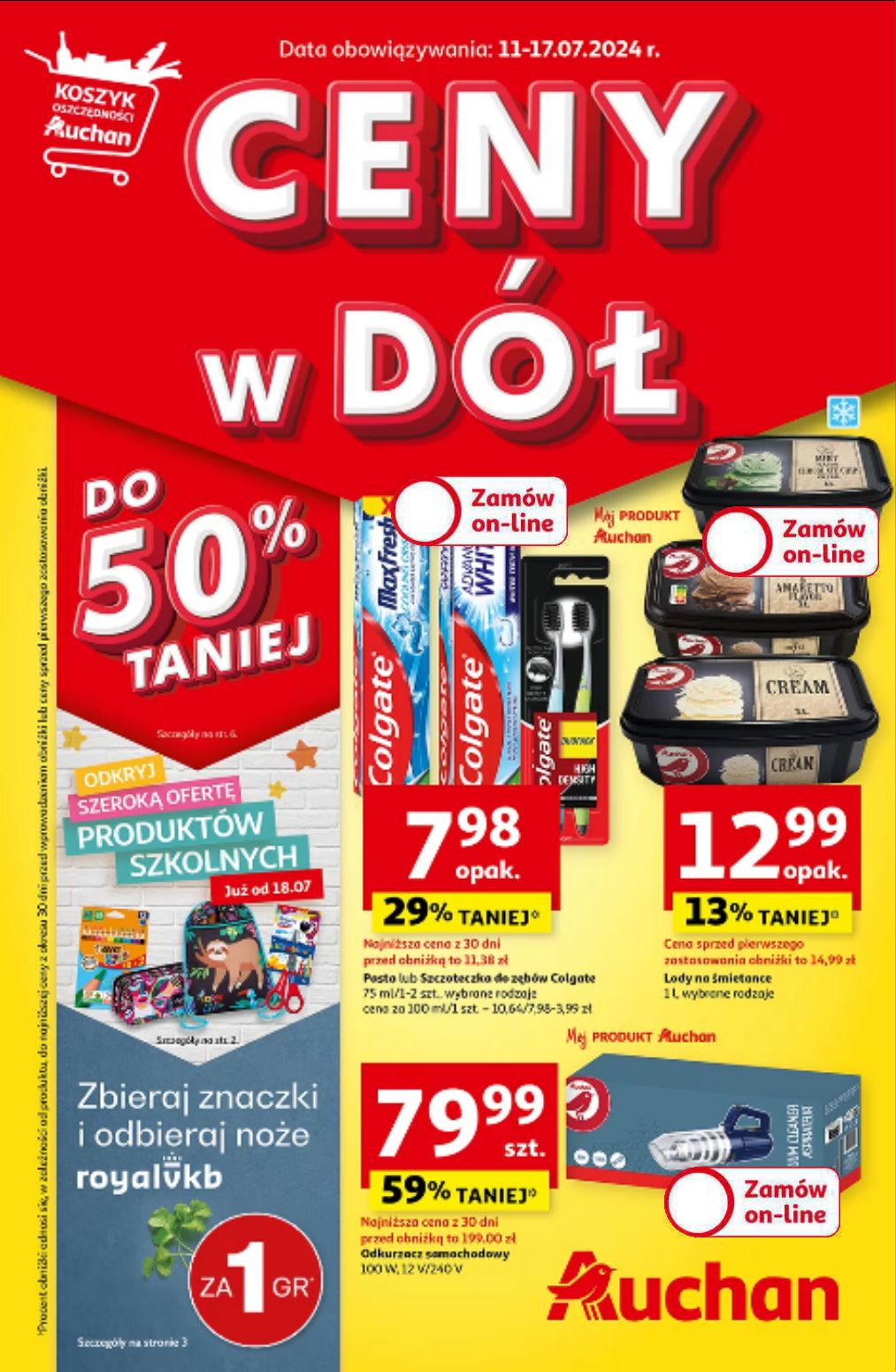 gazetka promocyjna Auchan Ceny w Dół - Strona 1