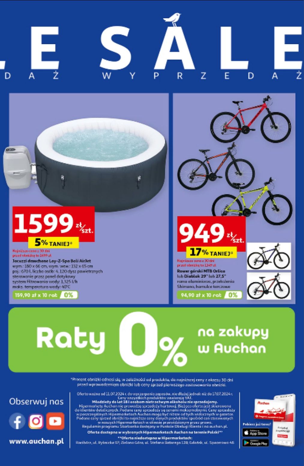 gazetka promocyjna Auchan Ceny w Dół - Strona 64