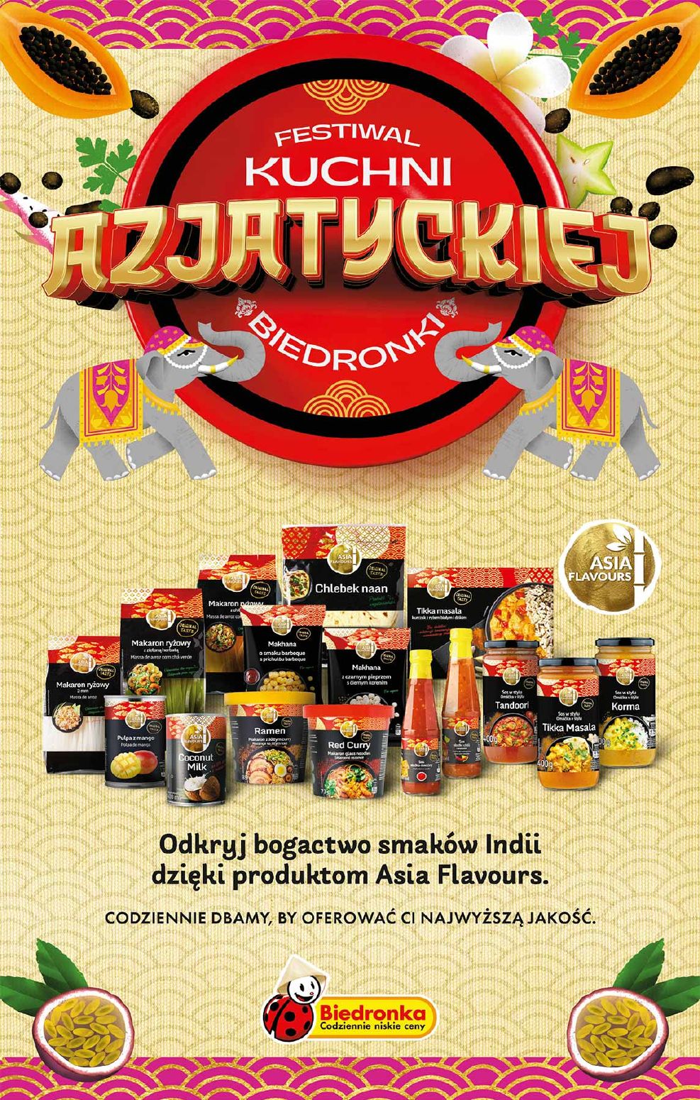 gazetka promocyjna Biedronka Festiwal kuchni azjatyckiej - Strona 1