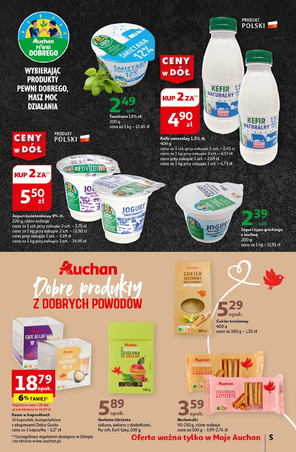 gazetka promocyjna Moje Auchan Ceny w Dół - Strona 5