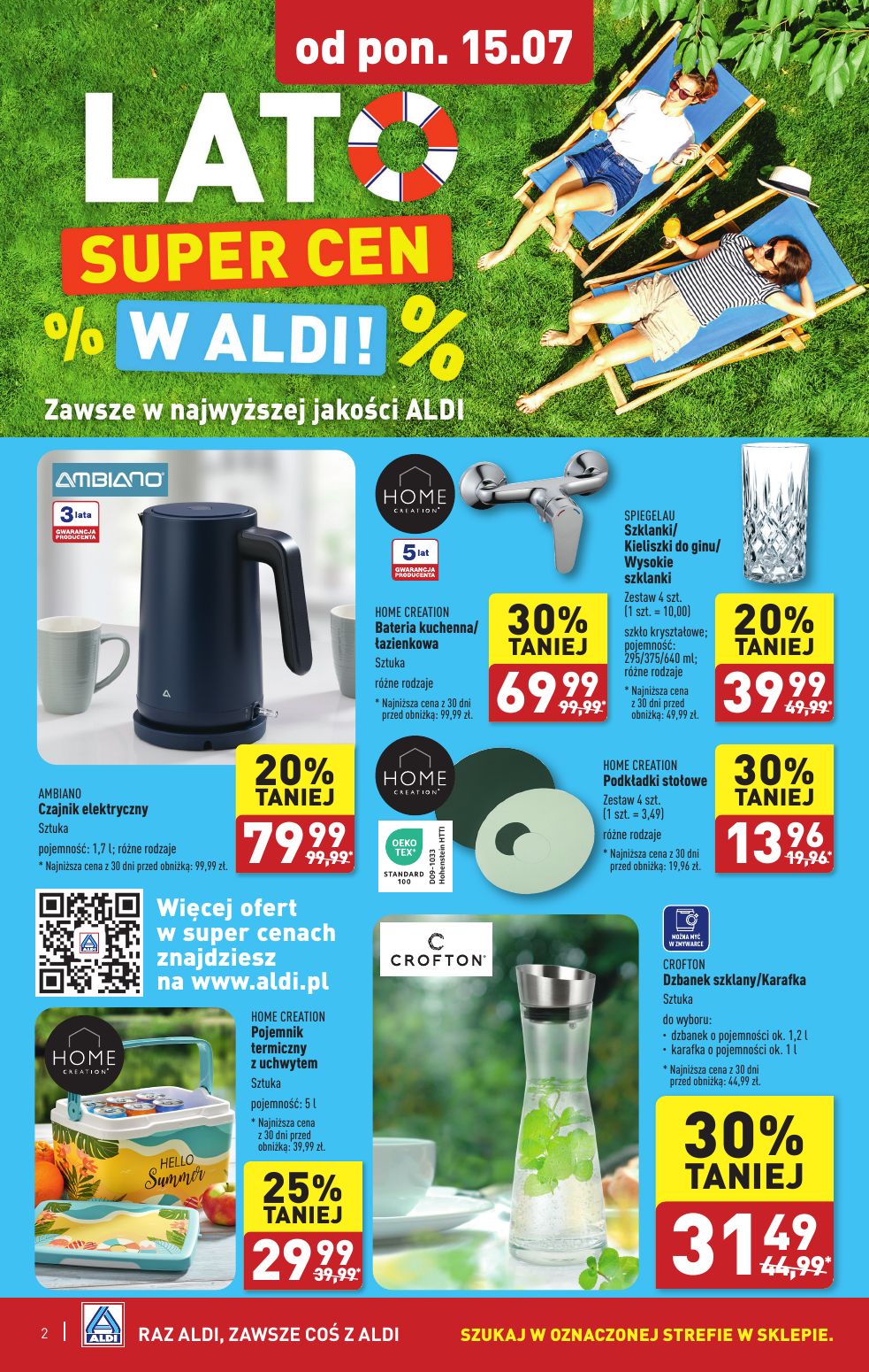 gazetka promocyjna ALDI Lato super cen w ALDI - Strona 2
