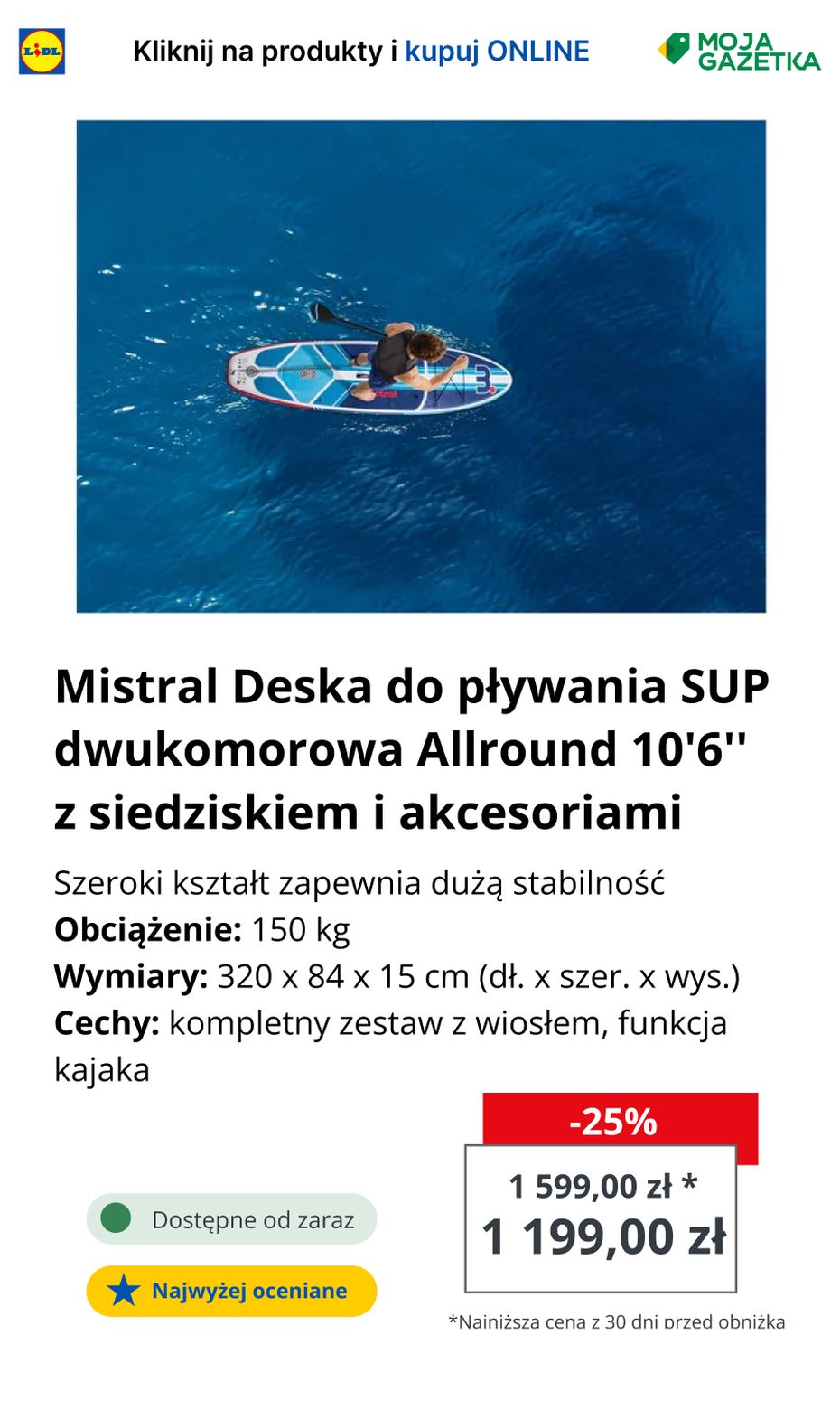 gazetka promocyjna LIDL Siup na SUP! - Strona 2