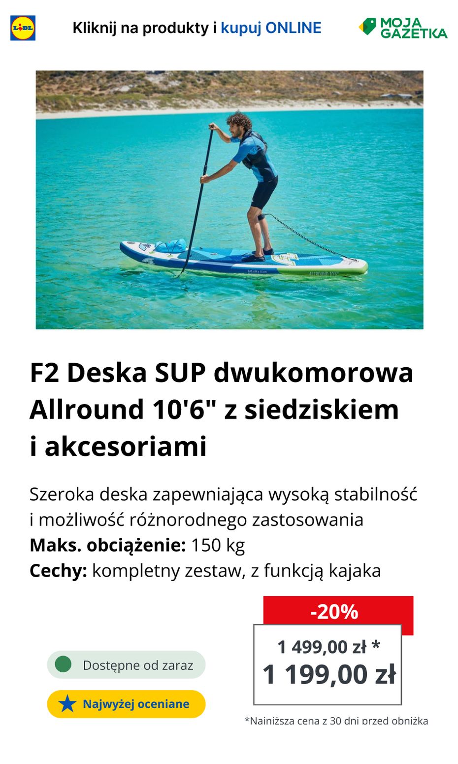 gazetka promocyjna LIDL Siup na SUP! - Strona 9