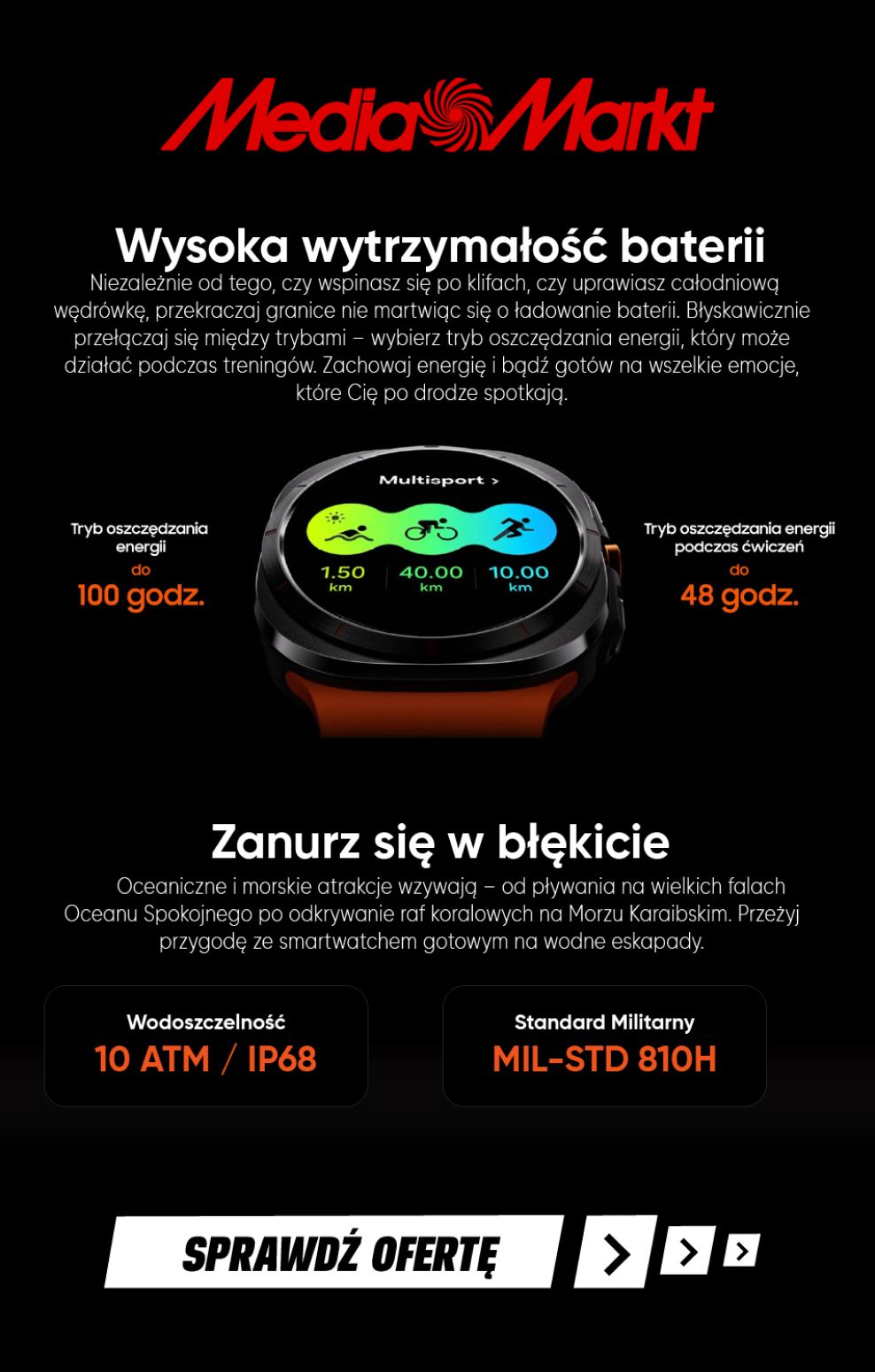 gazetka promocyjna Media Markt Przedsprzedaż Samsung Watch. Do 1000 zwrotu za obecne urządzenie. - Strona 3