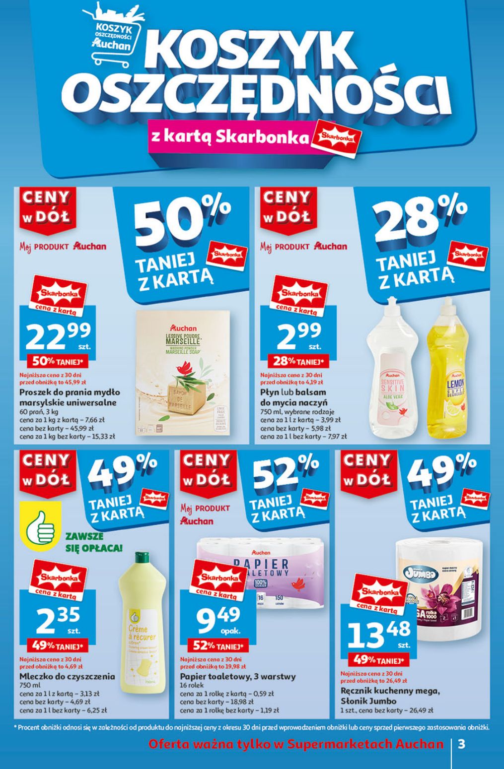 gazetka promocyjna Auchan Supermarket Ceny w dół - Strona 3