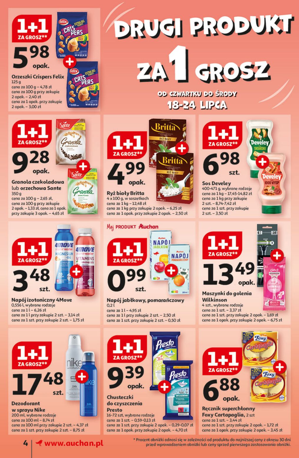 gazetka promocyjna Auchan Supermarket Ceny w dół - Strona 4