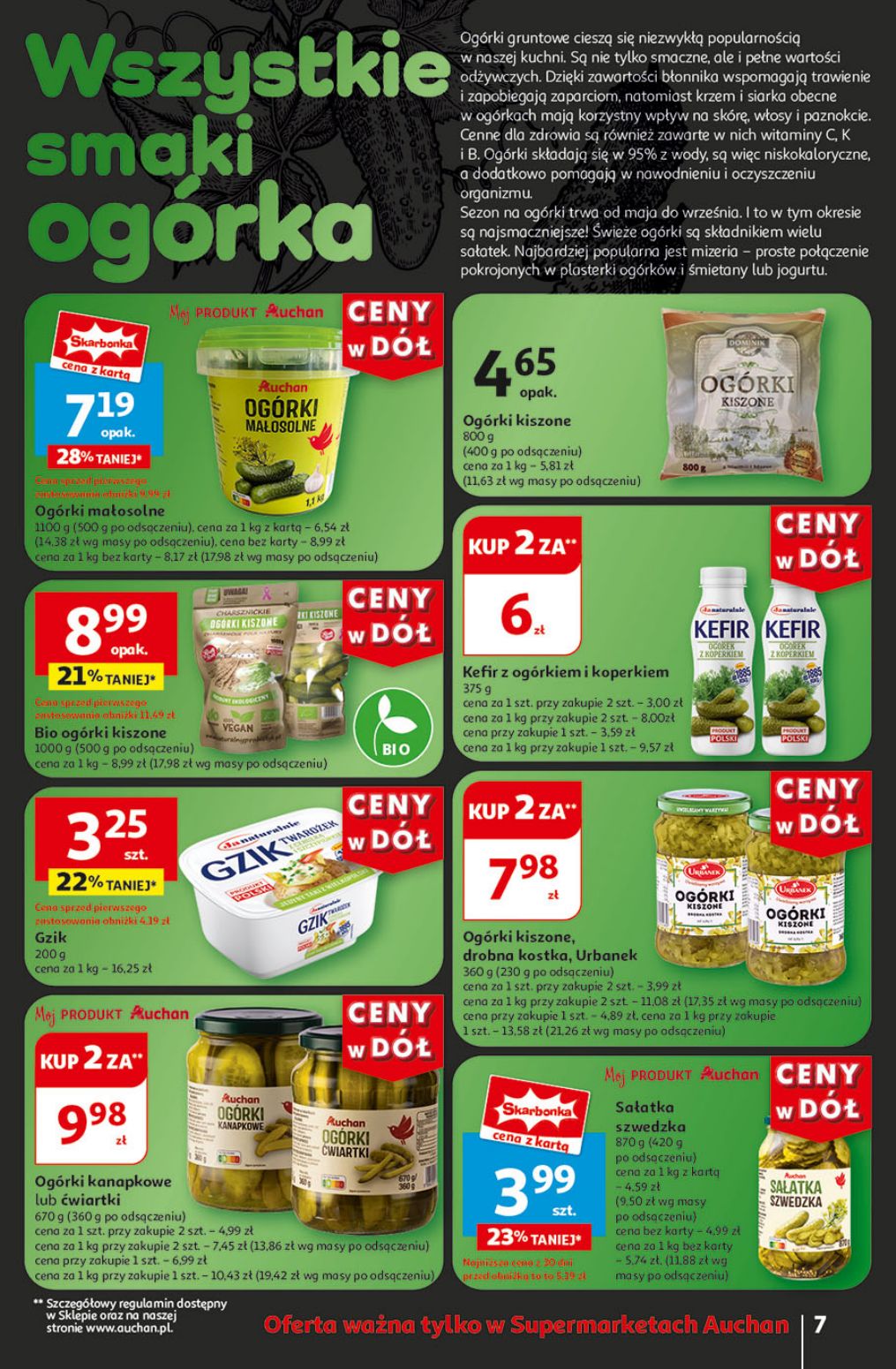 gazetka promocyjna Auchan Supermarket Ceny w dół - Strona 9