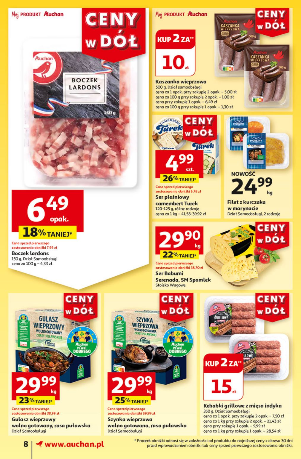 gazetka promocyjna Auchan Supermarket Ceny w dół - Strona 10