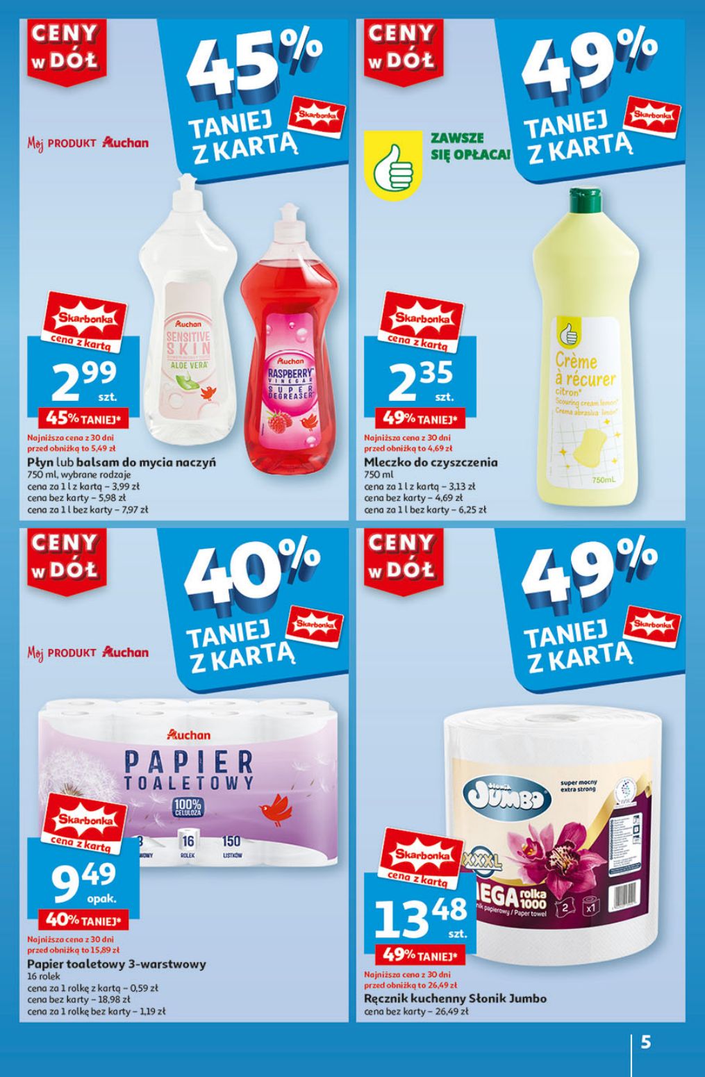 gazetka promocyjna Auchan Ceny w dół - Strona 5