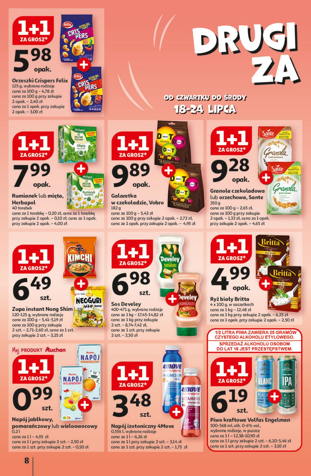 gazetka promocyjna Auchan Ceny w dół - Strona 8
