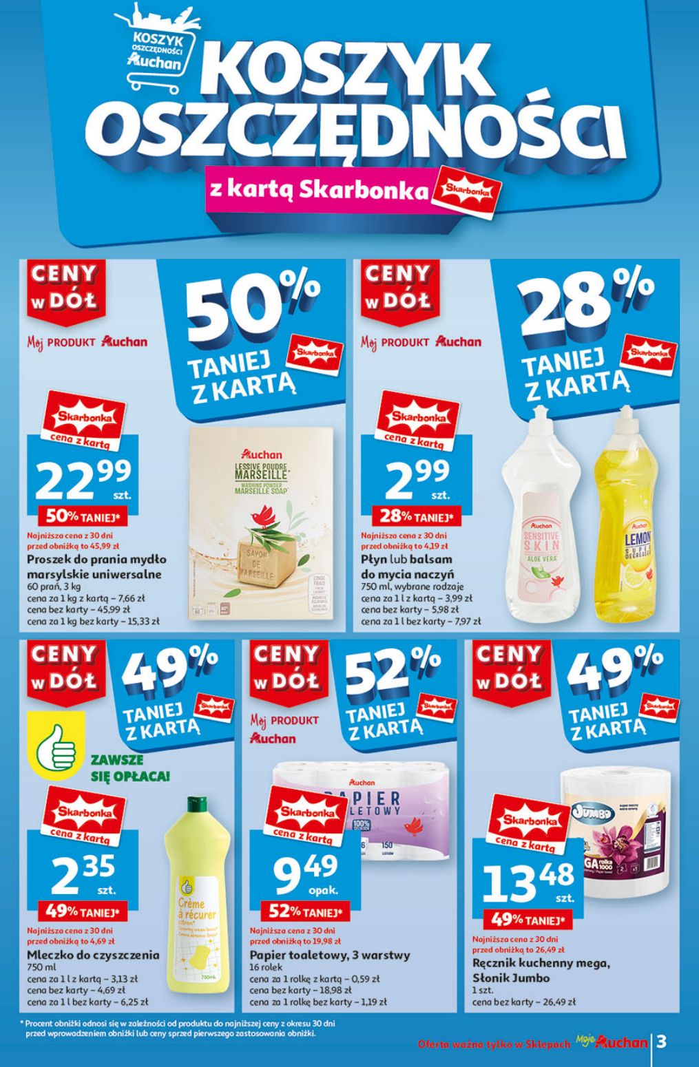 gazetka promocyjna Moje Auchan Ceny w dół - Strona 3