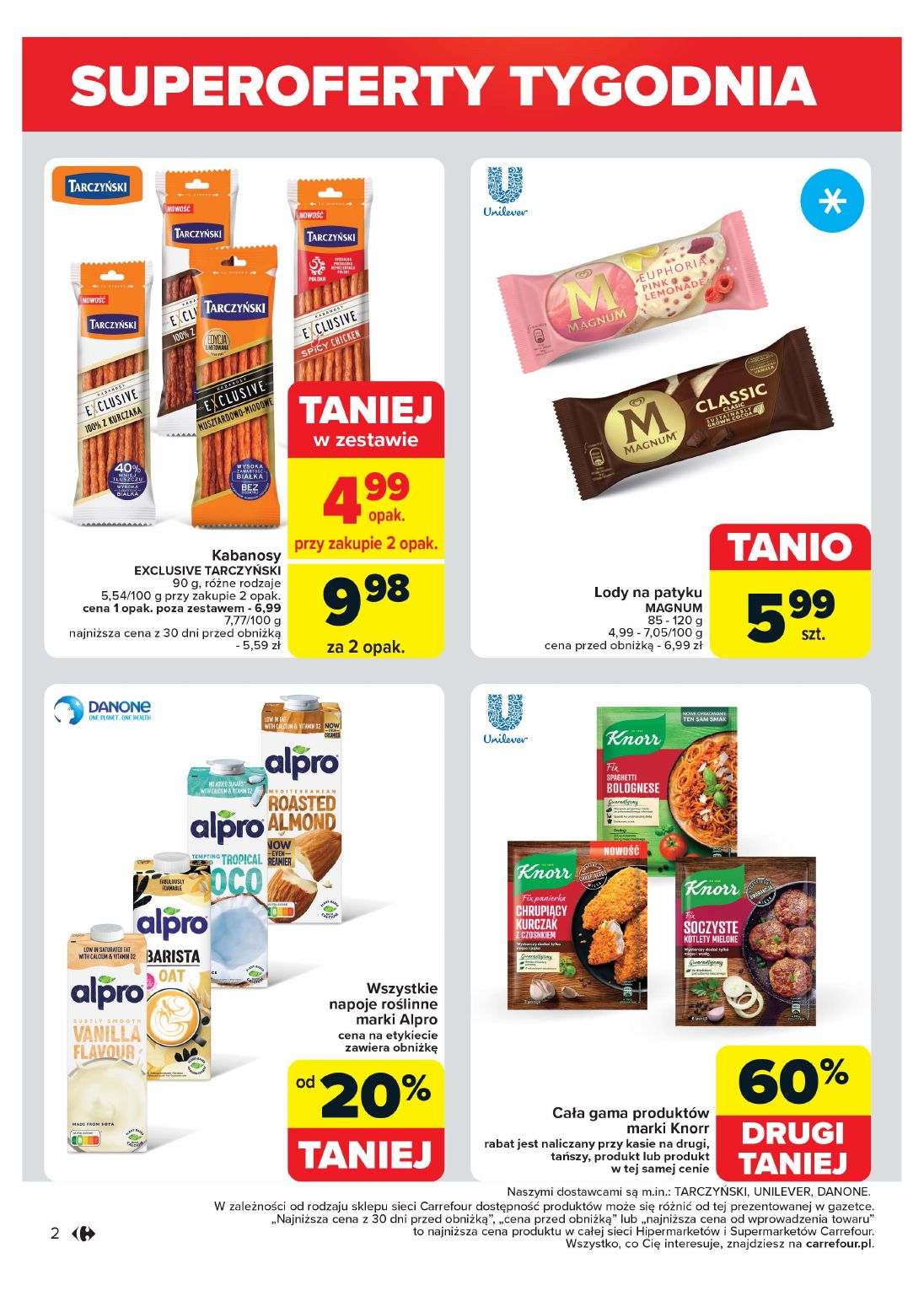 gazetka promocyjna Carrefour Market Superoferty tygodnia - Strona 2