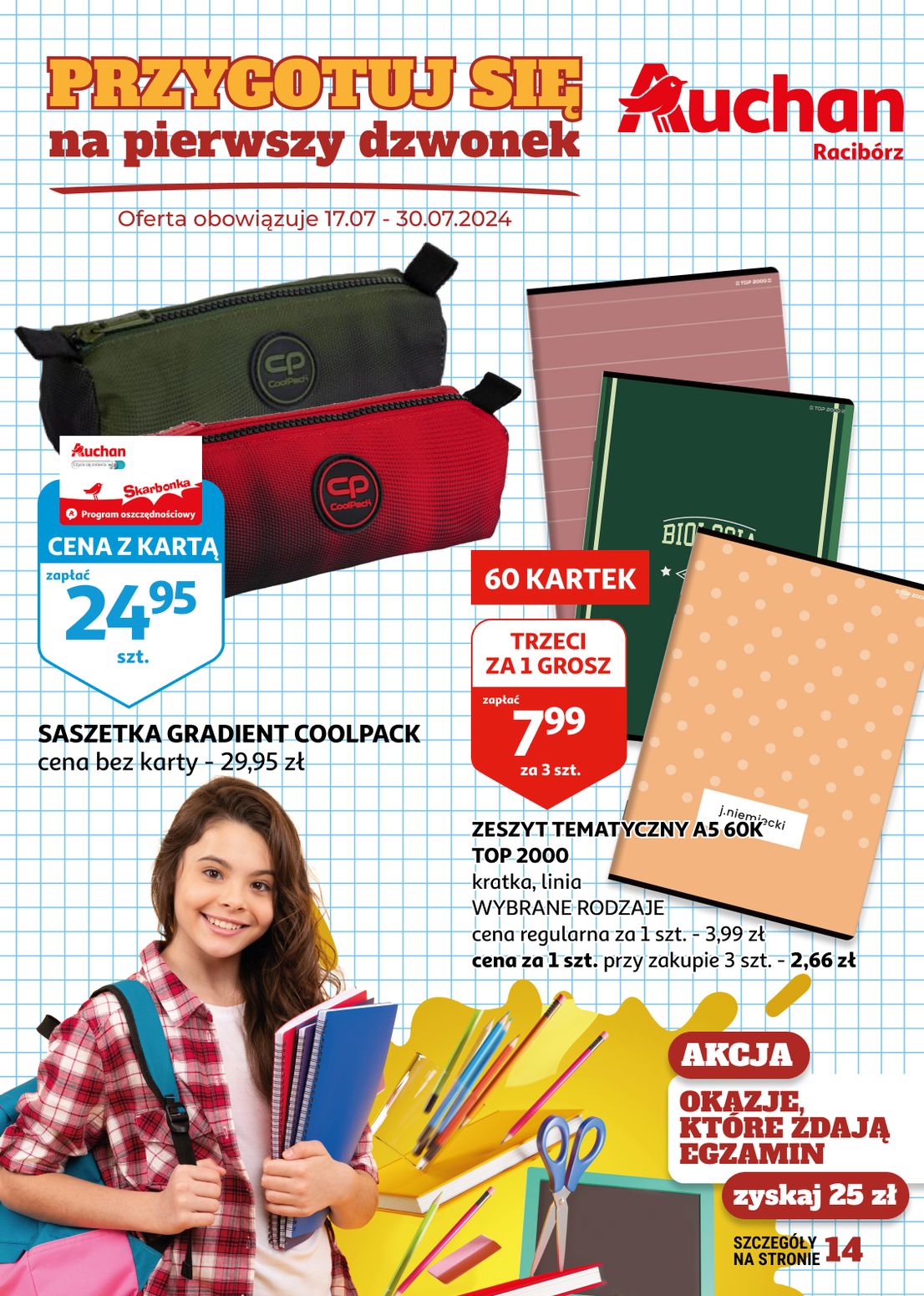 gazetka promocyjna Auchan Racibórz - katalog szkolny - Strona 1