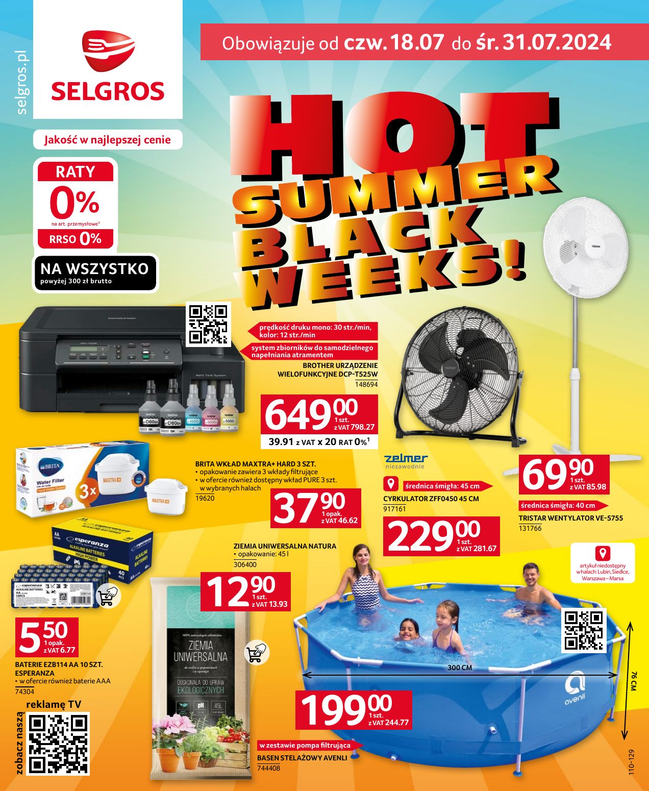 gazetka promocyjna SELGROS Katalog Hot Summer - Strona 1