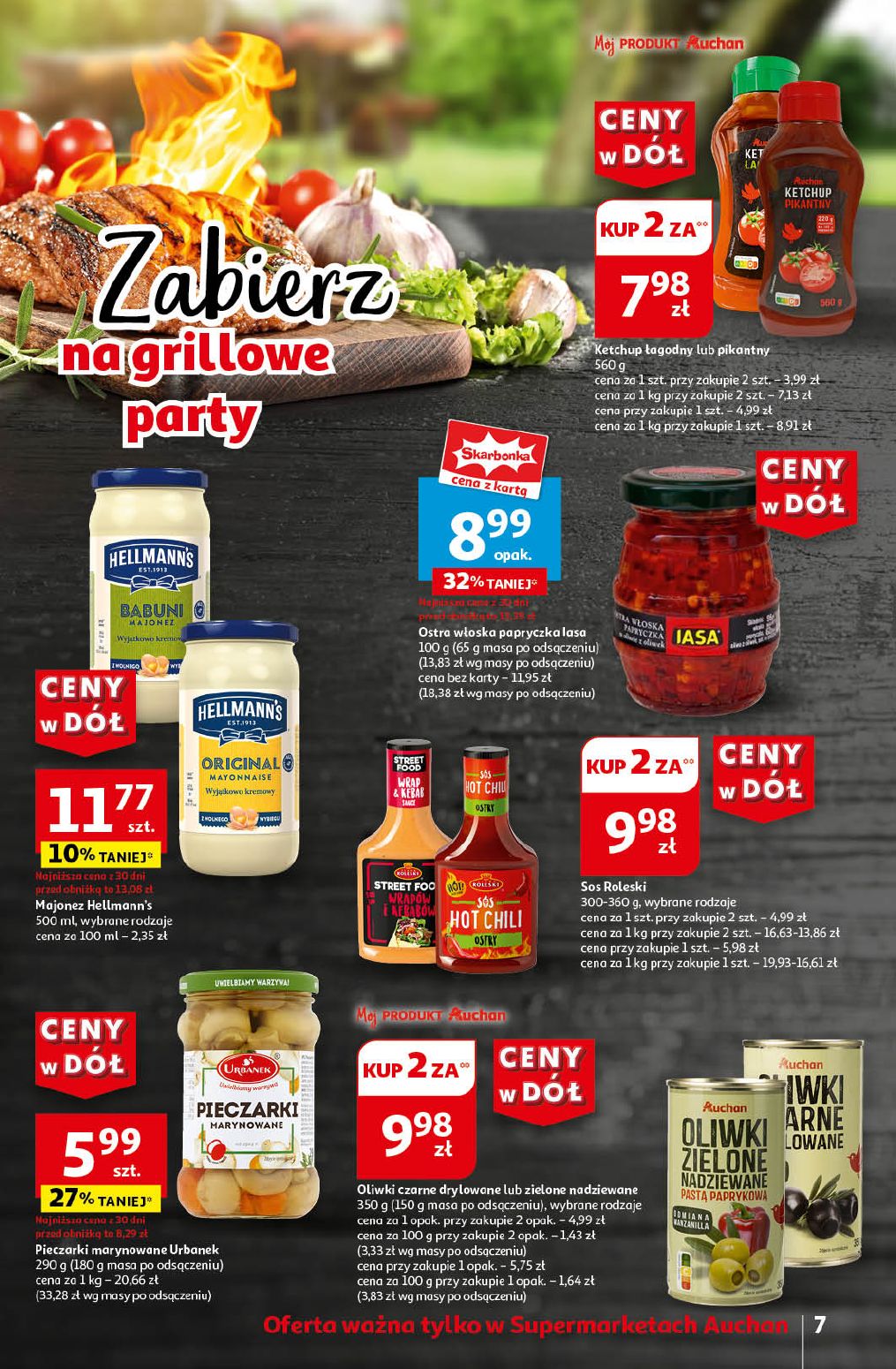 gazetka promocyjna Auchan Supermarket Ceny w dół - Strona 7