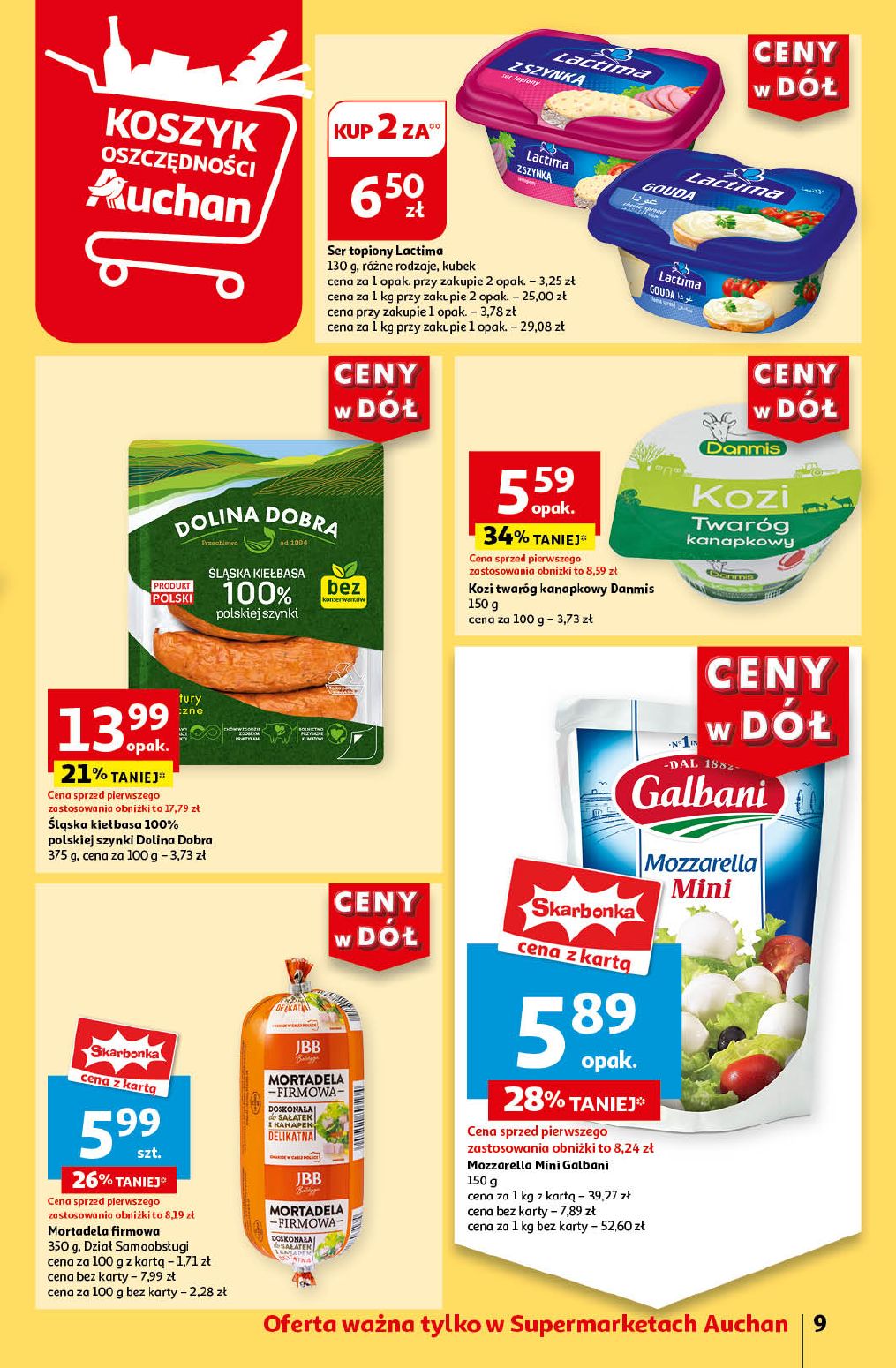 gazetka promocyjna Auchan Supermarket Ceny w dół - Strona 9