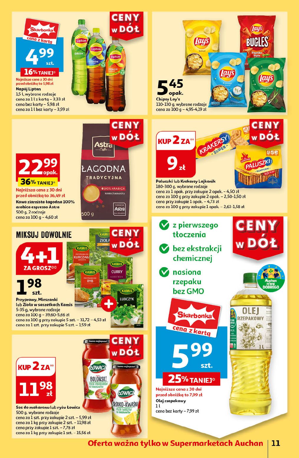 gazetka promocyjna Auchan Supermarket Ceny w dół - Strona 11
