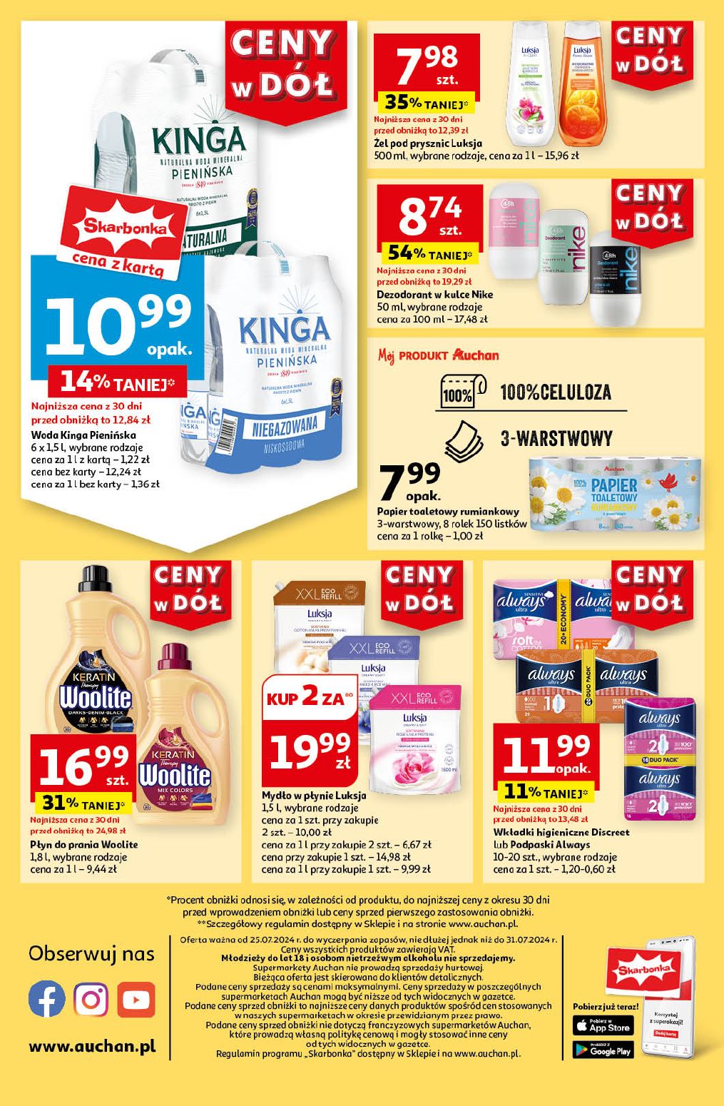 gazetka promocyjna Auchan Supermarket Ceny w dół - Strona 12
