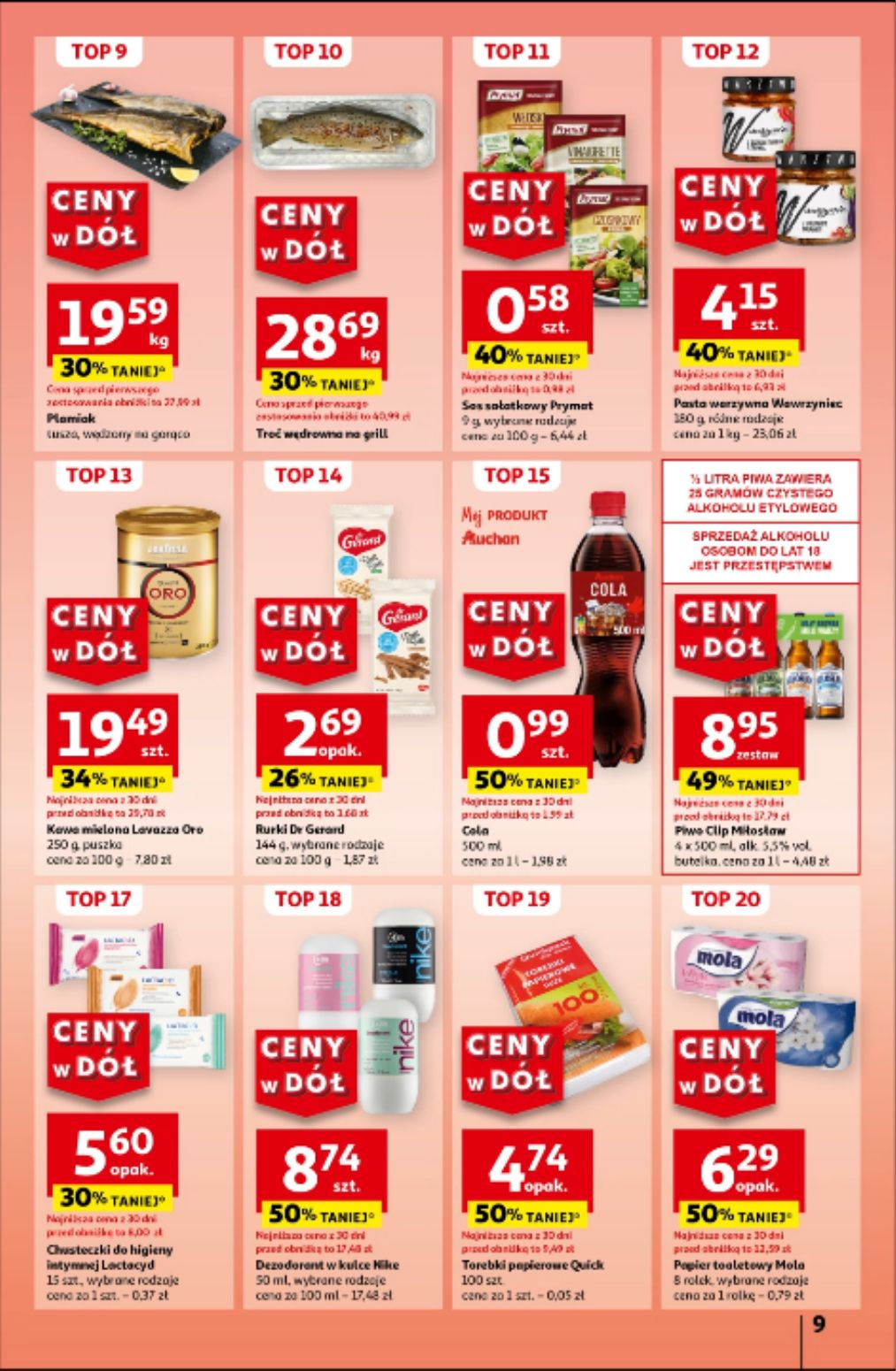 gazetka promocyjna Auchan Ceny w dół - Strona 9
