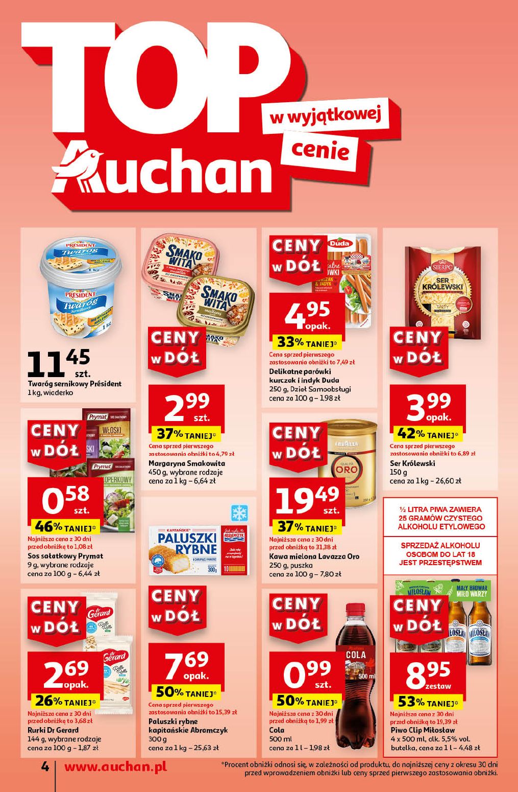 gazetka promocyjna Moje Auchan Ceny w dół - Strona 4