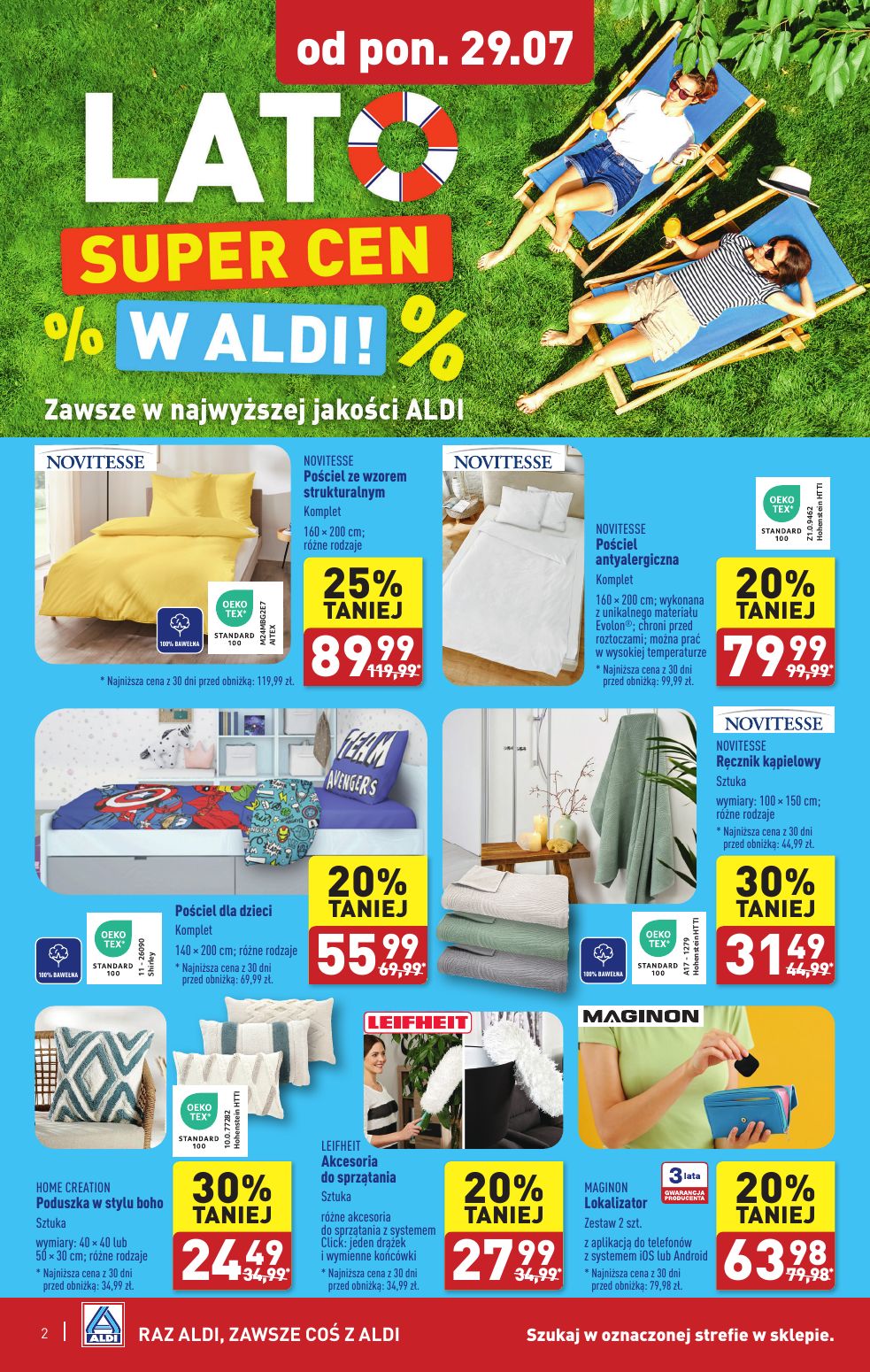 gazetka promocyjna ALDI Artykuły przemysłowe i tekstylia - Strona 2