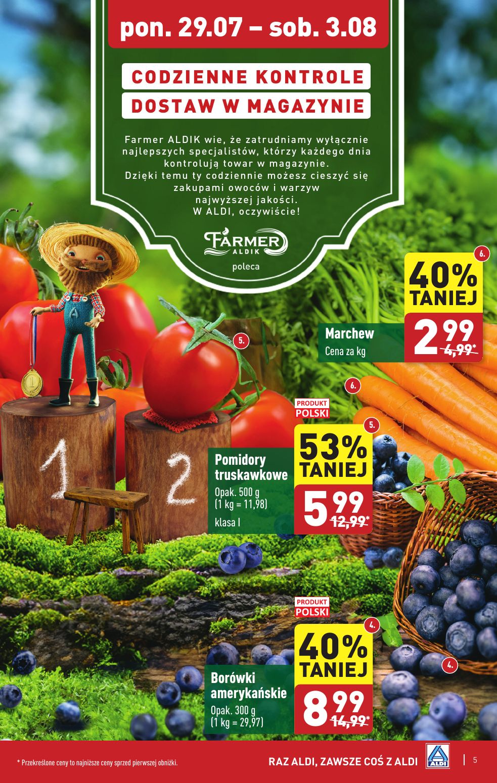 gazetka promocyjna ALDI Farmer Aldik poleca świeże owoce i warzywa - Strona 5