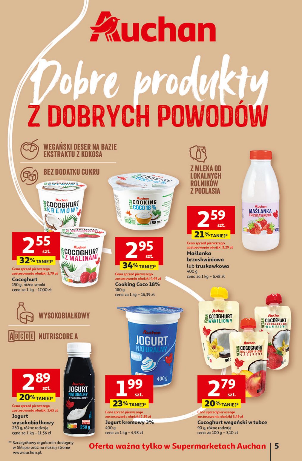 gazetka promocyjna Auchan Supermarket Jeszcze lepsze ceny - Strona 7